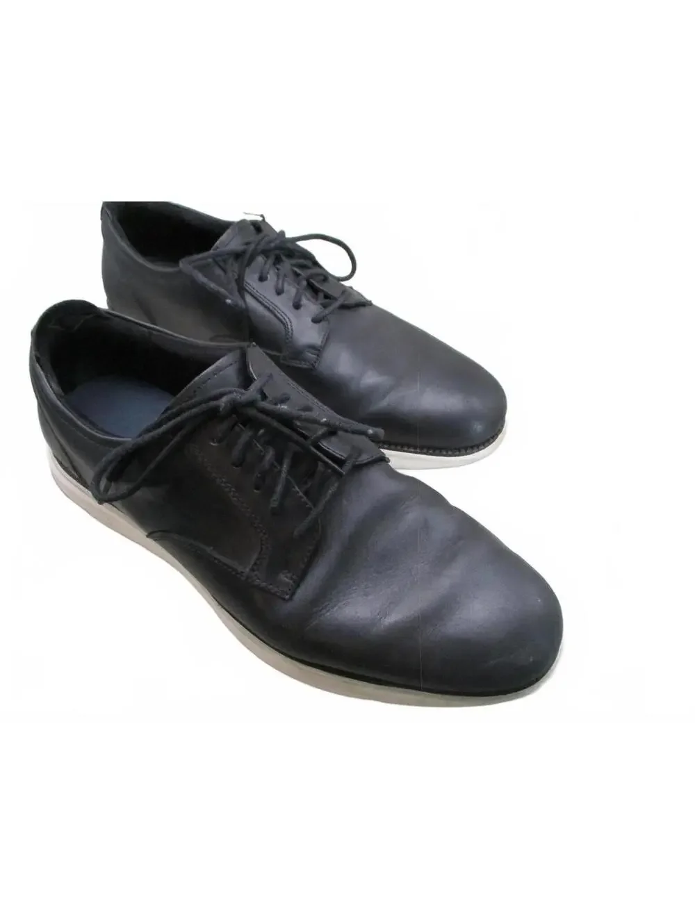 Cole Haan Grand Atlantic Men's Black Leather Oxford Shoes Size 13 M C38157